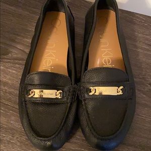 Women’s Calvin Klein Leather Loafers size 9.5